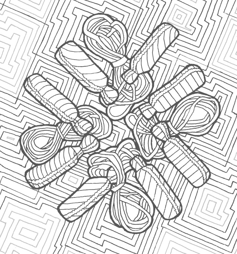 Coloring page- Jump Rope by A G Johnson